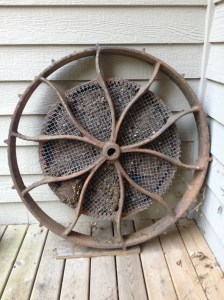 My wife tried to turn in into a succulent planter. Still trying...